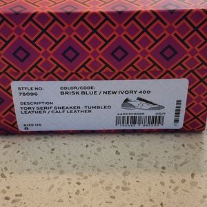 Tory Burch NIB Walking shoes 8 Blue